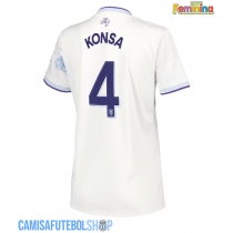 Camisa de time de futebol Aston Villa Ezri Konsa #4 Replicas 3º Equipamento Feminina 2025-26 Manga Curta